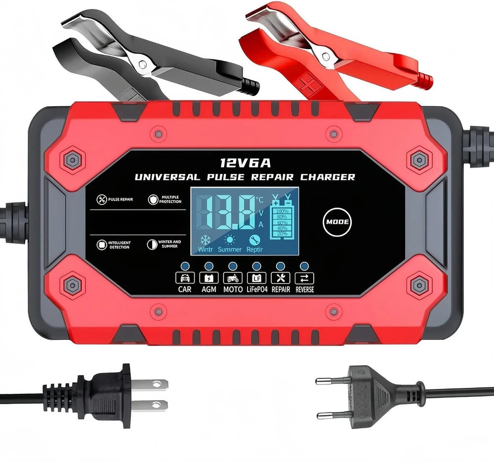 Cargador Inteligente de Baterías 12V