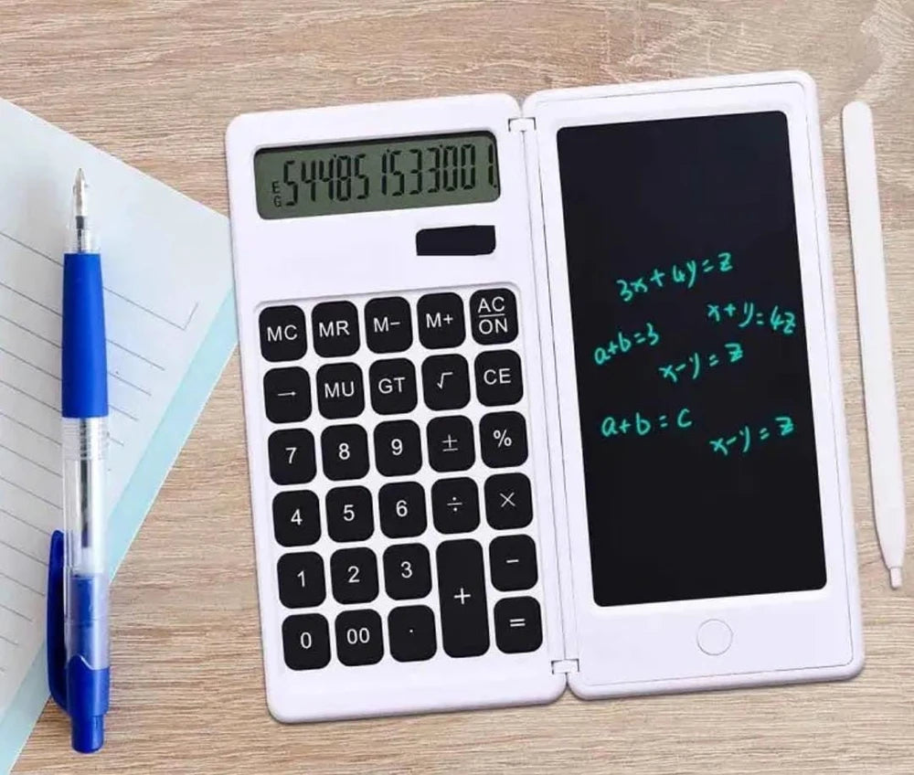 Calculadora Plegable Con Pizarra Lc