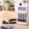 Cargador Recargable Para Pilas Aa