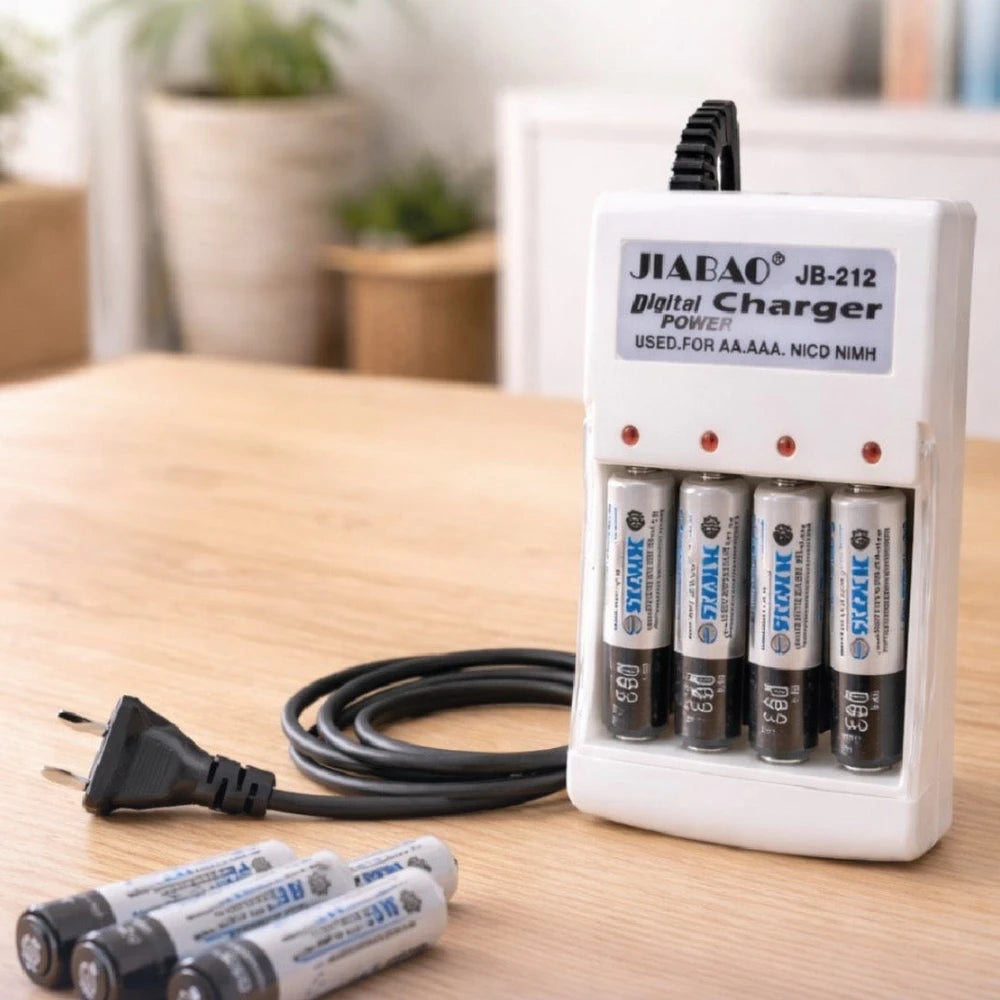 Cargador Recargable Para Pilas Aa