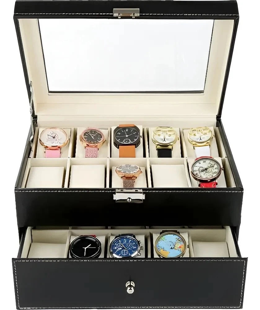 Estuche Para Relojes 2 Niveles