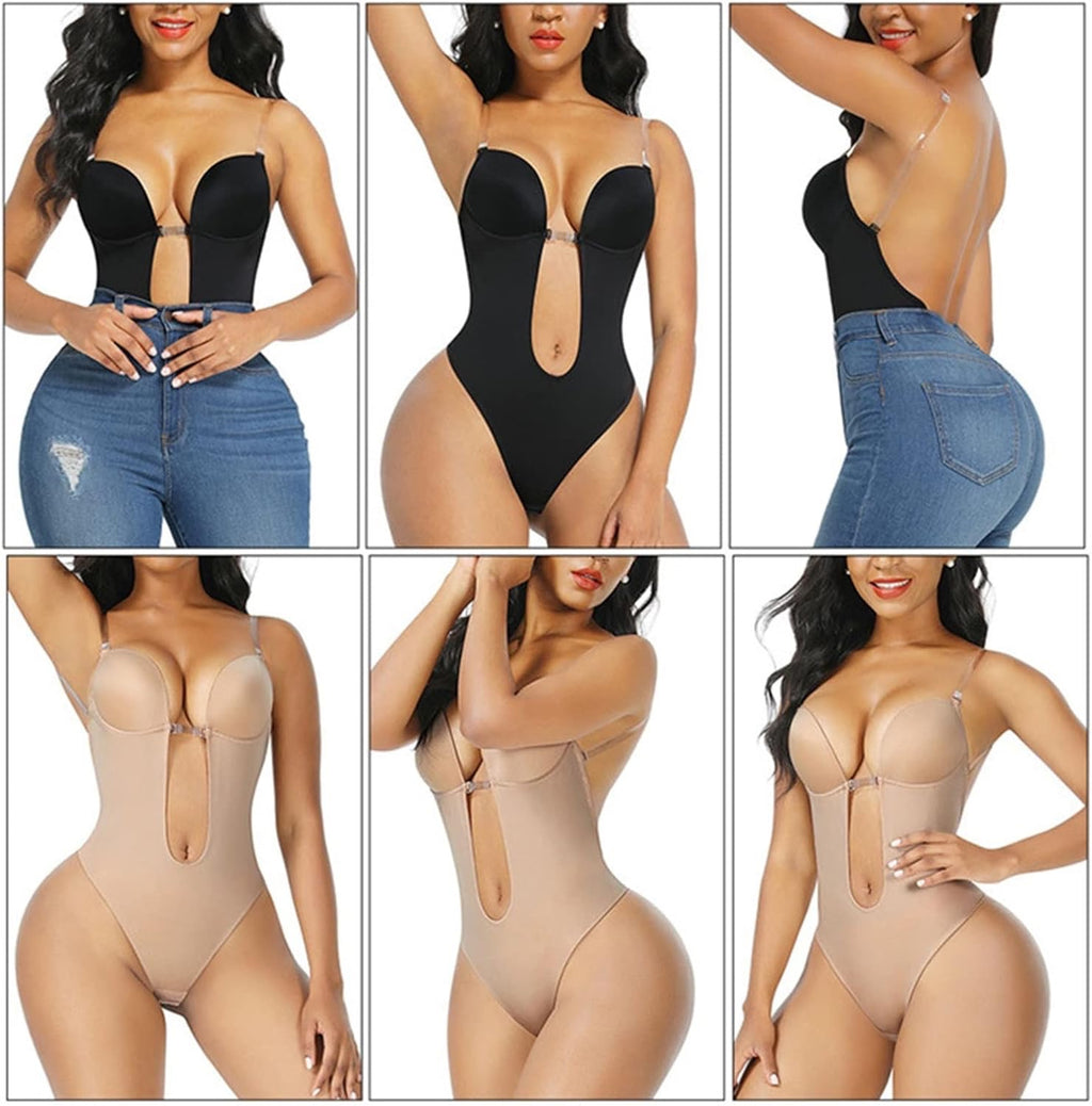 Body Con Escote Profundo