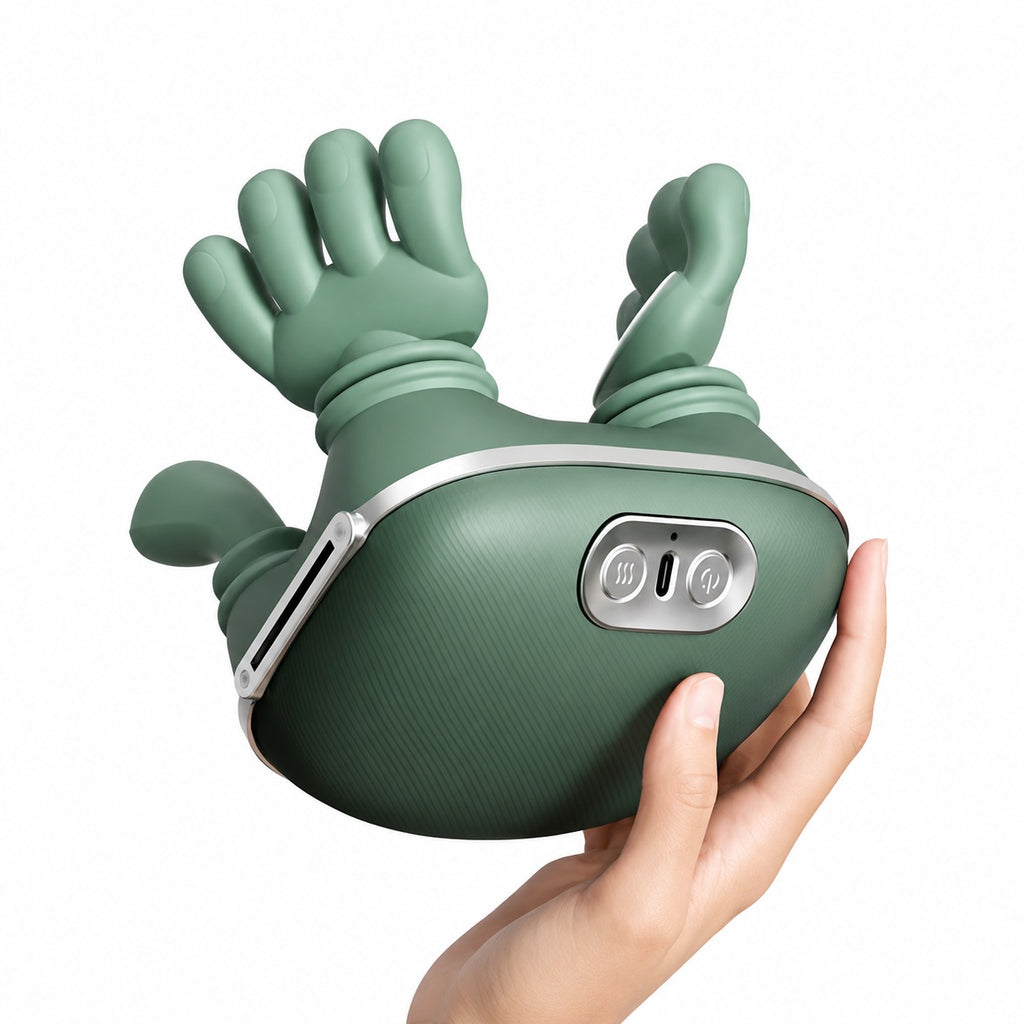 Masajeador De Cuello Manitos Verdes