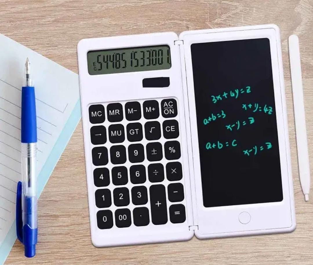 Calculadora Plegable Con Pizarra Lc