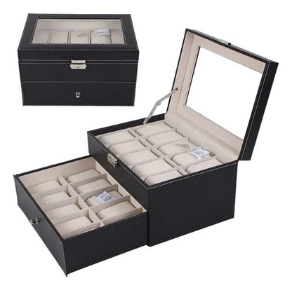 Estuche Para Relojes 2 Niveles