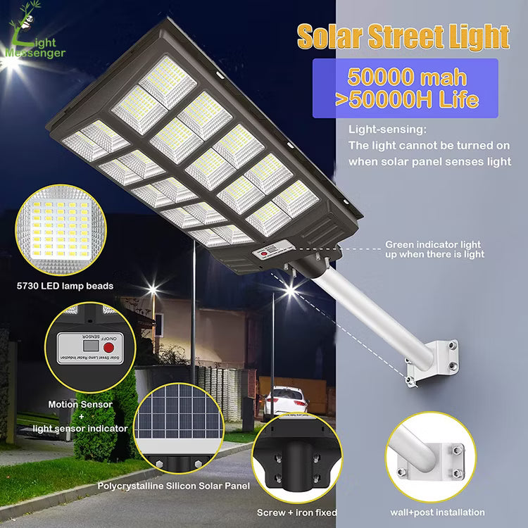 1200 W Lampara Led Solar
